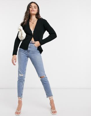 asos ribbed cardigan