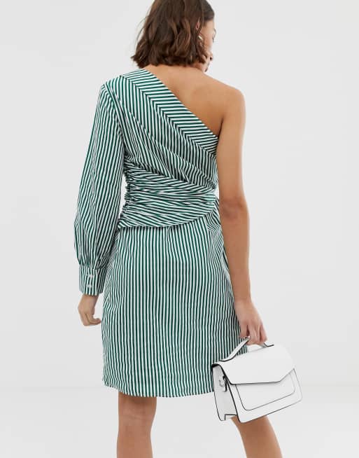 Unique21 - Robe asymétrique rayée, 2 de 4