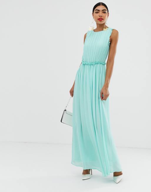 Unique21 - Robe longue plissée sans manches