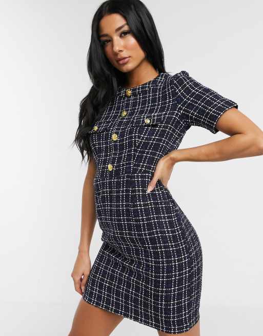 Asos sales tweed dress