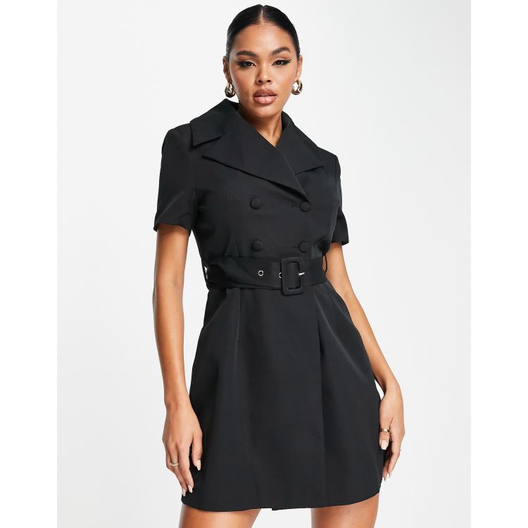 Short sleeve outlet trench coat