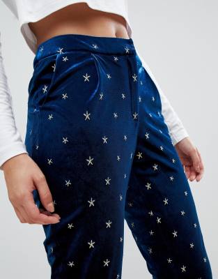 velvet star pants