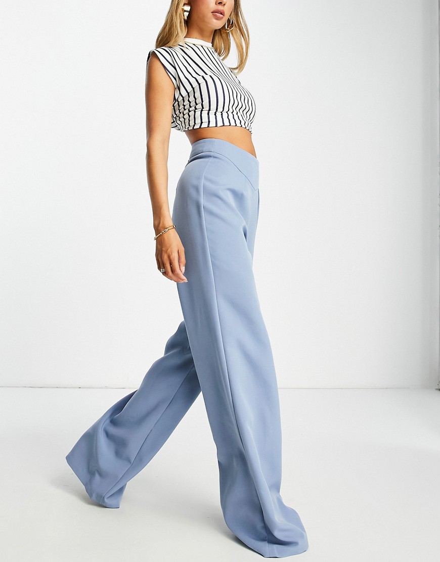 Unique21 tailored pants in cornflower blue - part of a set