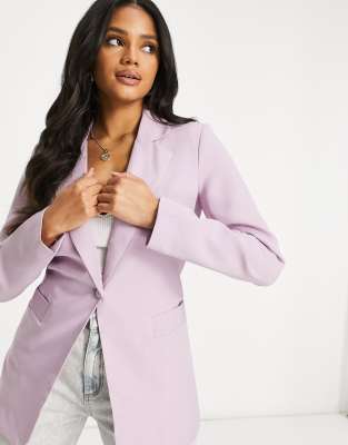 asos lilac blazer