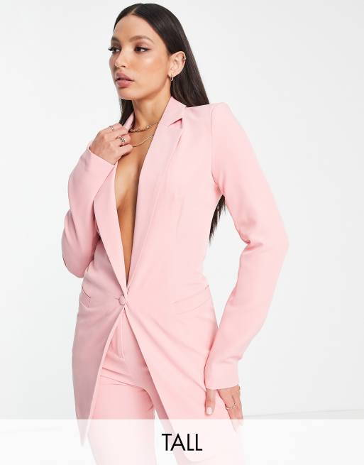 Unique21 Tall – Blekrosa kavaj