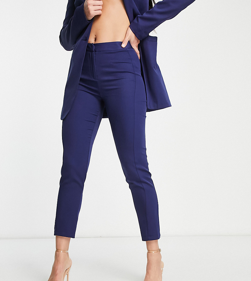 Unique21 Tall high waisted tailored trousers co-ord in navy
