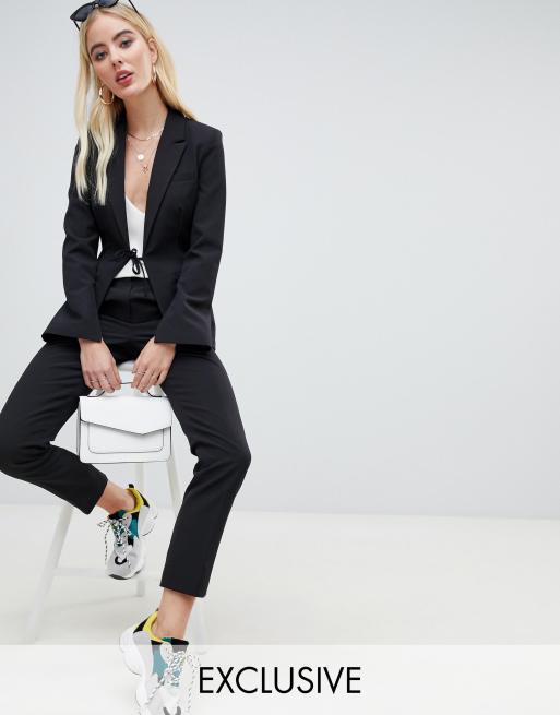 Cigarette trousers shop and blazer