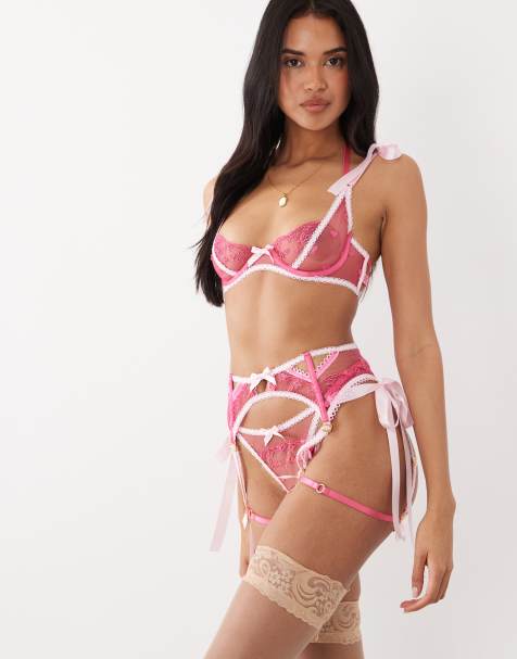 Untold Story Lost In Love lingerie set in pink - view 1