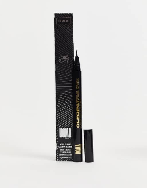UOMA Beauty – Afro.dis.lac flüssiger Eyeliner – Cleopatra Ink Blackety Black Y'all