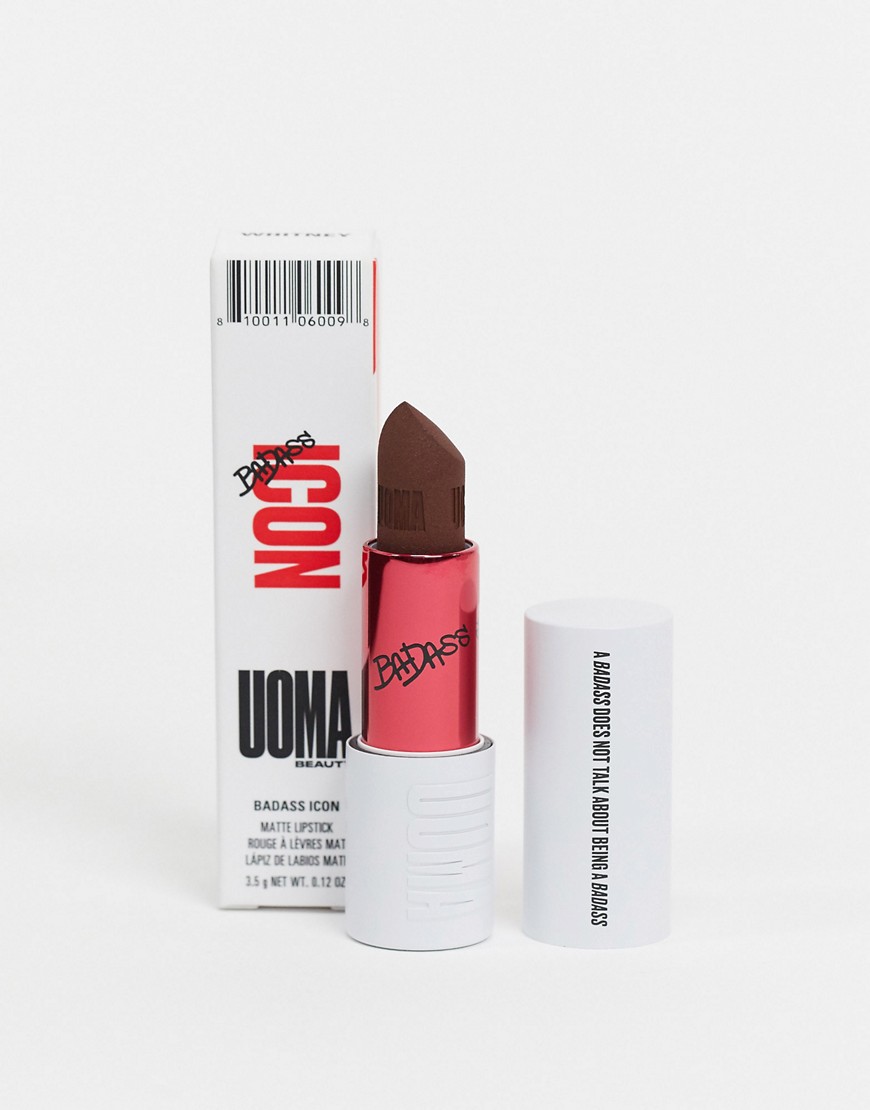 UOMA - Beauty BadAss Icon Concentrated matte lippenstift - Nina-Bruin