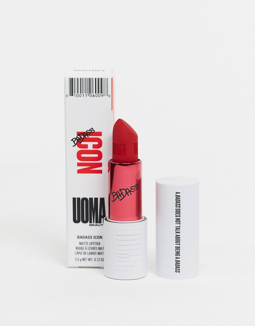 UOMA - Beauty BadAss Icon Concentrated matte lippenstift - Sade-Rood