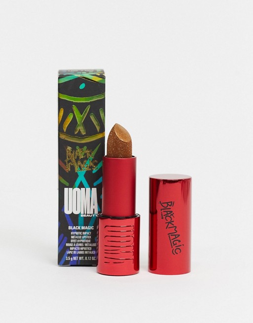 UOMA Beauty Black Magic Hypnotic Impact Metallic Lipstick - Lady of Gold