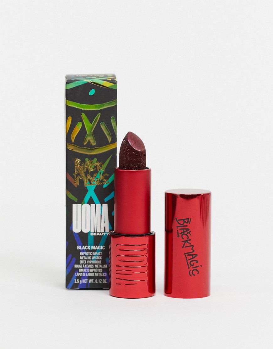 UOMA – Beauty Black Magic – Hypnotic Impact Metallic Lipstick - Mother – Läppstift i metallic-Brun