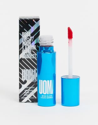 UOMA UOMA Beauty Boss Gloss Pure Colour Lip Gloss - Sass-Red