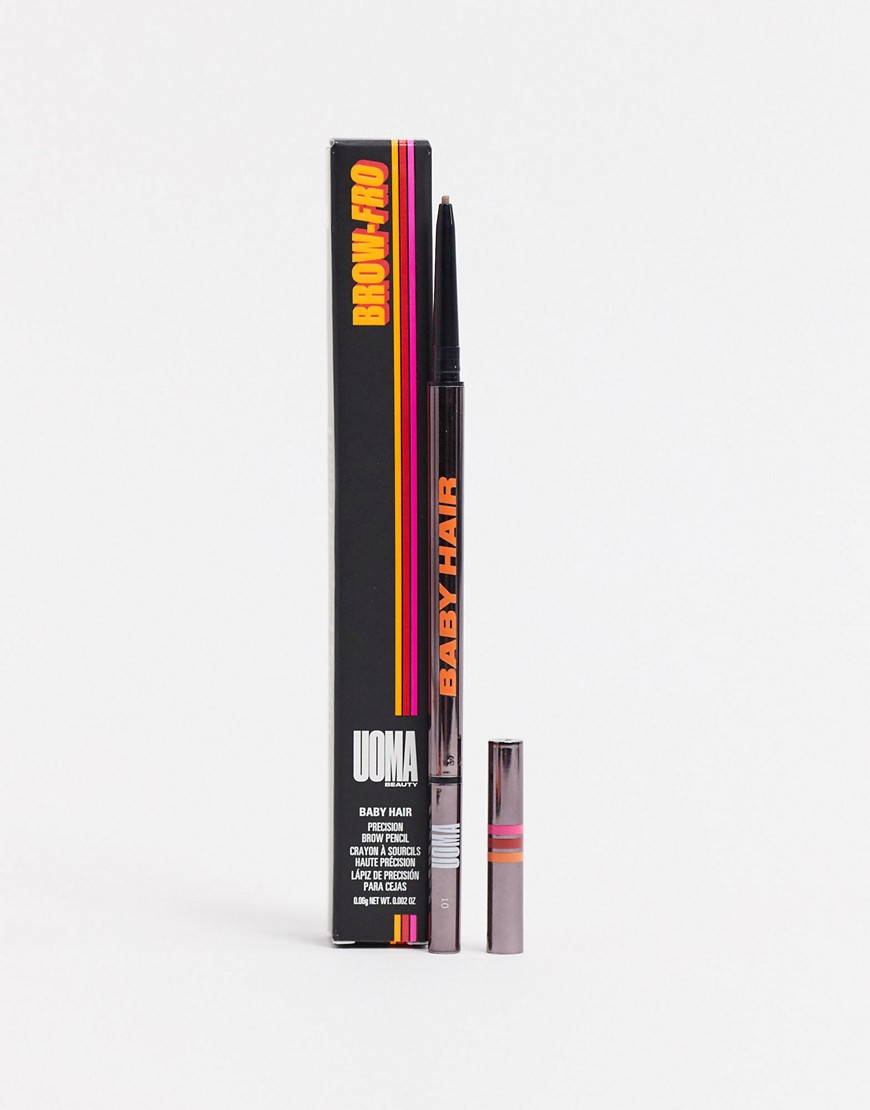 Uoma Beauty Brow- Fro Precision Brow Pencil-brown In Black