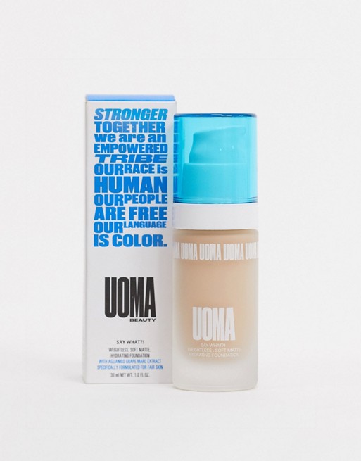 UOMA Beauty Say What?! Soft Matte Foundation Fair Lady