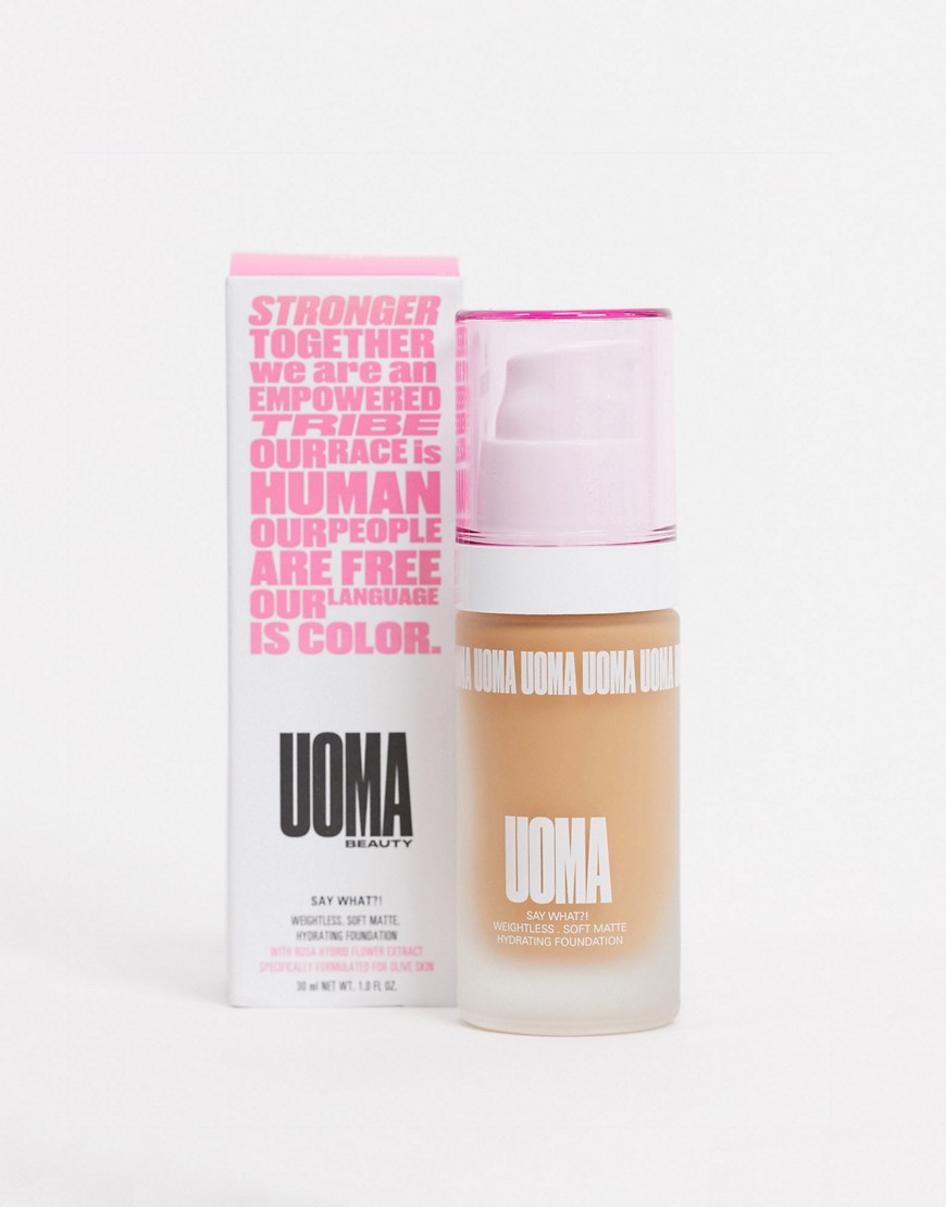 UOMA - Beauty Say What?! - Zachte matte foundation - Honey Honey-Lichtbruin