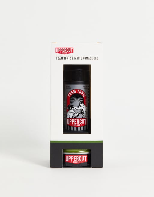 Uppercut Deluxe Matte Pomade & Foaming Tonic Duo (save 16%)