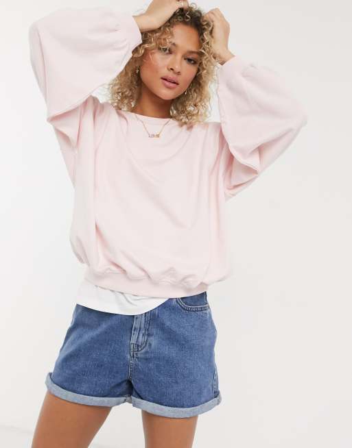 Asos balloon hot sale sleeve sweater