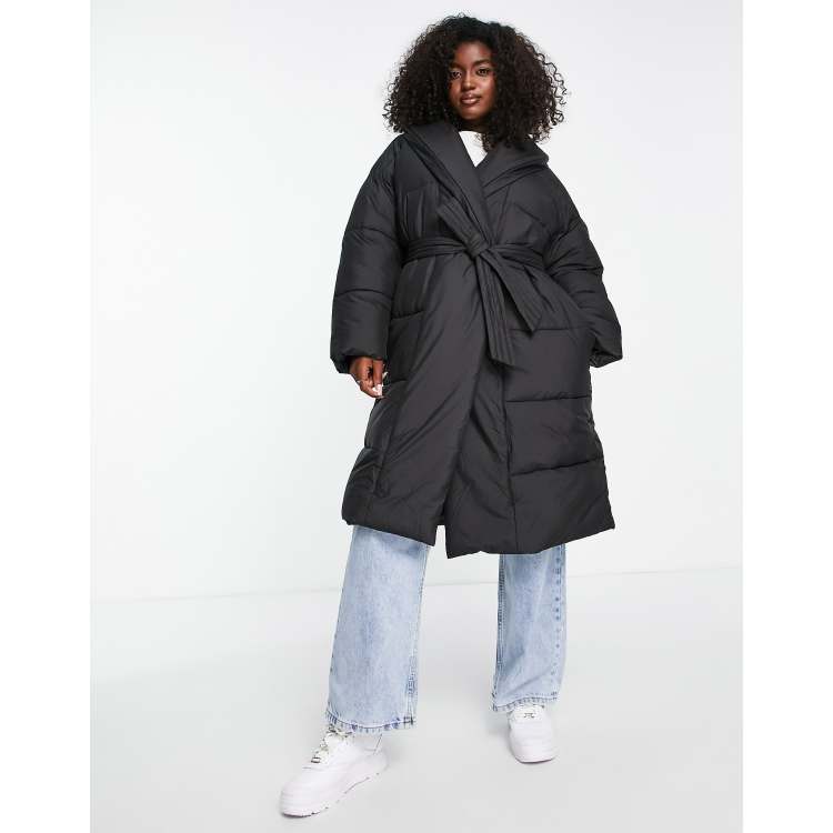 Belted Double Face Hooded Wrap Coat - Ready to Wear