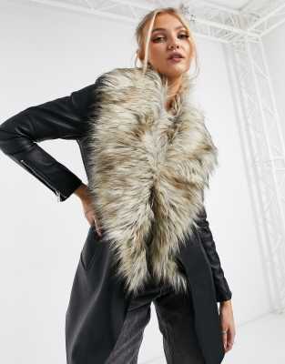 mink waterfall jacket