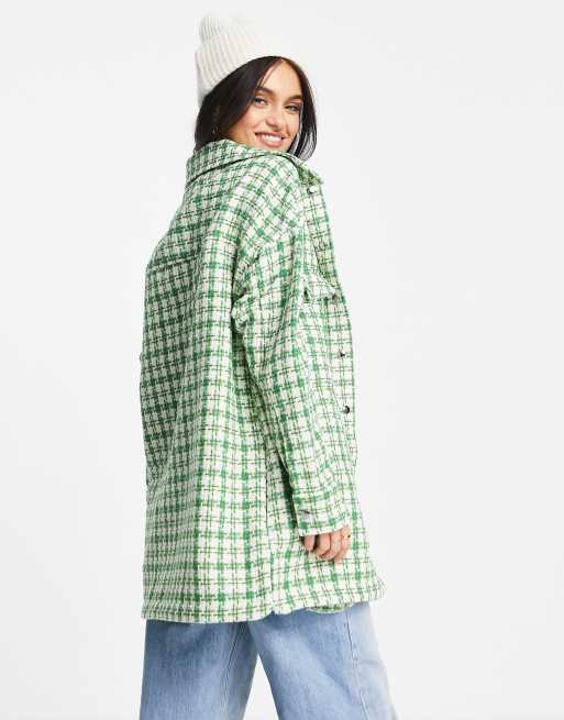 Urban Bliss - Camicia giacca verde a quadri, 2 di 4