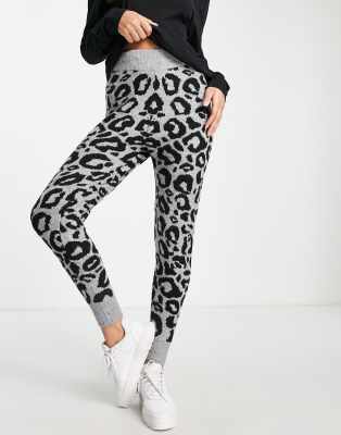 Quinn Cotton Jogger - Leopard Print