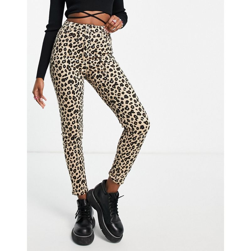 Donna Jeans skinny Urban Bliss - Jeans skinny con stampa leopardata 