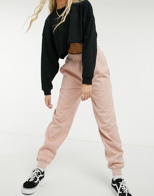 Urban Bliss co-ord jogger bottom in dusky pink