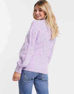 light purple sweater