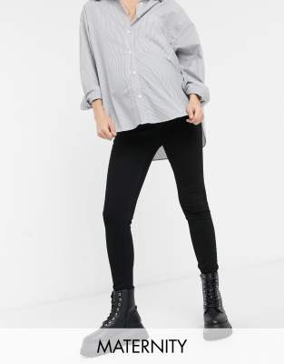 asos white maternity jeans