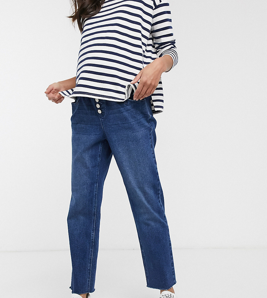 Urban Bliss Maternity - Højtaljede skinny-jeans i blå