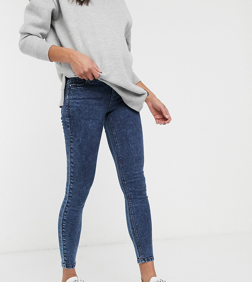 Urban Bliss Maternity - Højtaljede skinny jeans med bælte-Blå