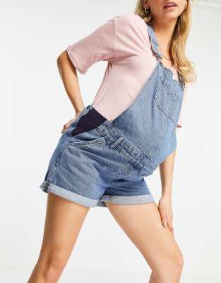 pregnancy overalls shorts