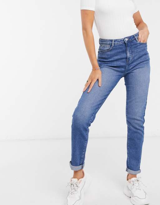 Urban Bliss - Mom jeans a lavaggio medio