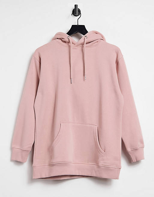 Urban Bliss oversized boyfriend hoodie in blush pink