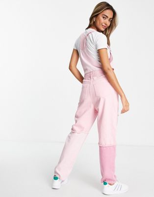 Urban Bliss patchwork jumpsuit in pink