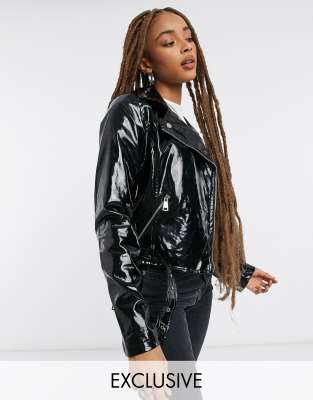 patent biker jacket