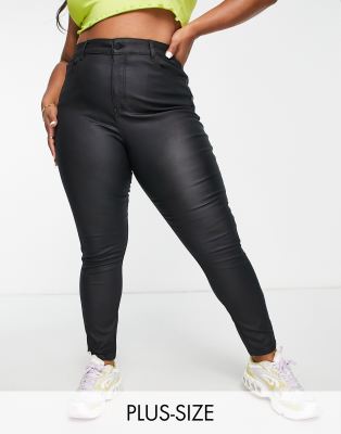 Urban Bliss Maternity faux leather legging in black