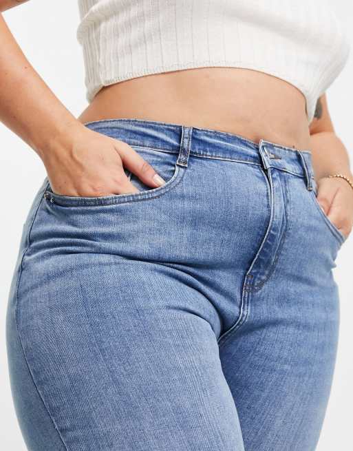 Urban Bliss Plus - Cropped flared jeans met hoge taille in gebleekte wassing, 3 van 4
