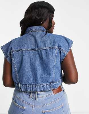 Short on sale jean vest