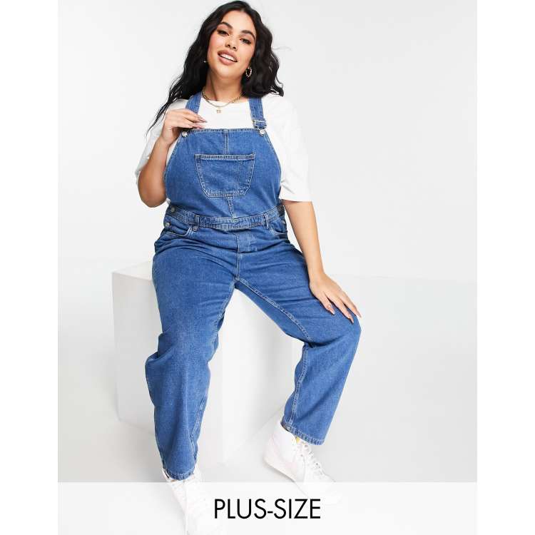 Urban Bliss Bright Blue Denim Dungarees