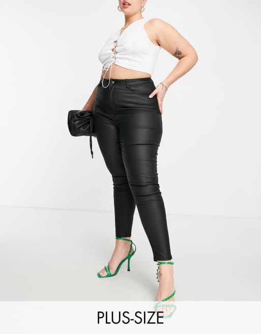Urban Bliss Plus - Jean enduit - Noir
