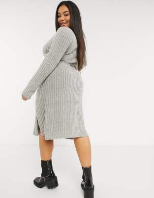 plus knit dress