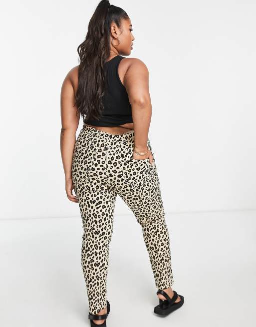 Plus size animal sales print pants