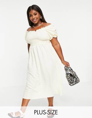 off shoulder summer dress plus size