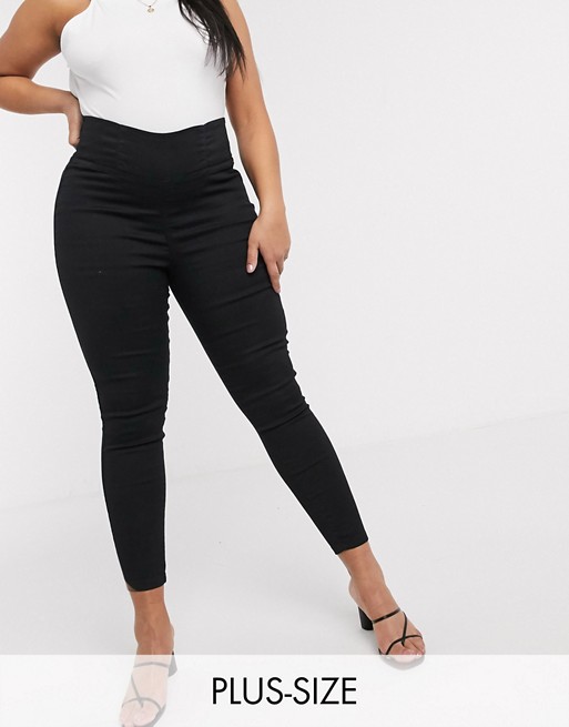 Urban Bliss Plus super stretch pull on skinny jeans