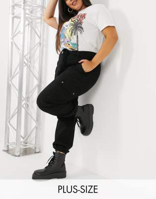plus size utility trousers
