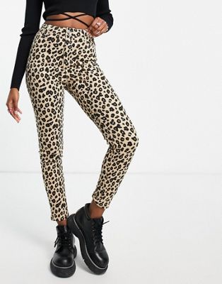 Urban Bliss skinny jean in leopard print