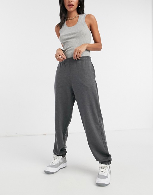 Urban Bliss co-ord slouchy cuffed jogger in grey
